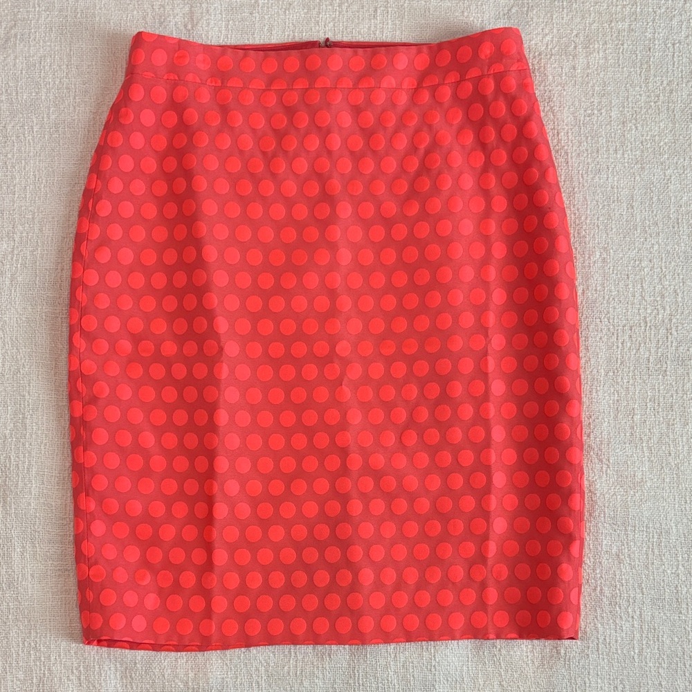 NWT J.Crew Pencil Skirt, Neon Pink, Sz 2